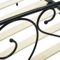 vidaXL Estructura de cama con dosel metal negro 140x200 cm vidaXL Estructura de cama con dosel metal negro 140x200 cm