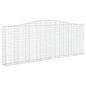 vidaXL Cestas de gaviones 2 uds forma de arco hierro 400x30x140/160 cm vidaXL Cestas de gaviones 2 uds forma de arco hierro 400x30x140/160 cm