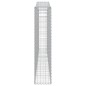 vidaXL Cestas de gaviones 2 uds forma de arco hierro 400x30x140/160 cm vidaXL Cestas de gaviones 2 uds forma de arco hierro 400x30x140/160 cm