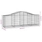 vidaXL Cestas de gaviones 20 uds forma de arco hierro 200x50x60/80 cm vidaXL Cestas de gaviones 20 uds forma de arco hierro 200x50x60/80 cm