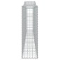 vidaXL Cestas de gaviones 9 uds forma de arco hierro 400x30x100/120 cm vidaXL Cestas de gaviones 9 uds forma de arco hierro 400x30x100/120 cm