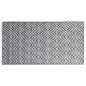 vidaXL Alfombra de exterior PP blanco y negro 190x290 cm vidaXL Alfombra de exterior PP blanco y negro 190x290 cm