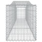vidaXL Cestas de gaviones 6 uds forma de arco hierro 400x50x60/80 cm vidaXL Cestas de gaviones 6 uds forma de arco hierro 400x50x60/80 cm