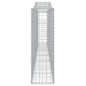 vidaXL Cestas de gaviones 3 uds forma de arco hierro 400x30x100/120 cm vidaXL Cestas de gaviones 3 uds forma de arco hierro 400x30x100/120 cm