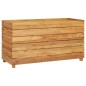 vidaXL Jardinera madera maciza de teca y acero 100x40x55 cm vidaXL Jardinera madera maciza de teca y acero 100x40x55 cm