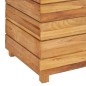 vidaXL Jardinera madera maciza de teca y acero 100x40x55 cm vidaXL Jardinera madera maciza de teca y acero 100x40x55 cm