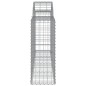 vidaXL Cestas de gaviones 13 uds forma de arco hierro 200x30x80/100 cm vidaXL Cestas de gaviones 13 uds forma de arco hierro 200x30x80/100 cm