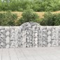 vidaXL Cestas de gaviones 8 uds forma de arco hierro 200x30x100/120 cm vidaXL Cestas de gaviones 8 uds forma de arco hierro 200x30x100/120 cm