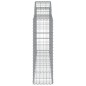 vidaXL Cestas de gaviones 13 uds forma arco hierro 200x30x100/120 cm vidaXL Cestas de gaviones 13 uds forma arco hierro 200x30x100/120 cm