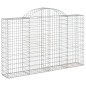 vidaXL Cestas de gaviones 6 uds forma de arco hierro 200x30x120/140 cm vidaXL Cestas de gaviones 6 uds forma de arco hierro 200x30x120/140 cm