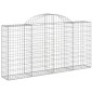 vidaXL Cestas gaviones 40 uds forma de arco hierro 200x30x100/120 cm vidaXL Cestas gaviones 40 uds forma de arco hierro 200x30x100/120 cm