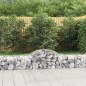 vidaXL Cestas de gaviones 18 uds forma de arco hierro 200x50x40/60 cm vidaXL Cestas de gaviones 18 uds forma de arco hierro 200x50x40/60 cm
