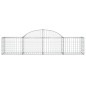 vidaXL Cestas de gaviones 18 uds forma de arco hierro 200x50x40/60 cm vidaXL Cestas de gaviones 18 uds forma de arco hierro 200x50x40/60 cm