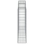 vidaXL Cestas gaviones 11 uds forma de arco hierro 200x30x120/140 cm vidaXL Cestas gaviones 11 uds forma de arco hierro 200x30x120/140 cm