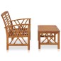 vidaXL Juego de muebles de jardín 2 piezas madera maciza de acacia vidaXL Juego de muebles de jardín 2 piezas madera maciza de acacia