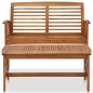 vidaXL Juego de muebles de jardín 2 piezas madera maciza de acacia vidaXL Juego de muebles de jardín 2 piezas madera maciza de acacia