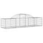 vidaXL Cestas de gaviones 10 uds forma de arco hierro 200x50x40/60 cm vidaXL Cestas de gaviones 10 uds forma de arco hierro 200x50x40/60 cm