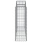 vidaXL Cestas de gaviones 9 uds forma de arco hierro 200x50x120/140 cm vidaXL Cestas de gaviones 9 uds forma de arco hierro 200x50x120/140 cm