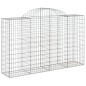 vidaXL Cestas gaviones 18 uds forma de arco hierro 200x50x120/140 cm vidaXL Cestas gaviones 18 uds forma de arco hierro 200x50x120/140 cm