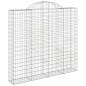 vidaXL Cestas de gaviones 9 uds forma de arco hierro 200x50x180/200 cm vidaXL Cestas de gaviones 9 uds forma de arco hierro 200x50x180/200 cm