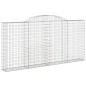 vidaXL Cestas gaviones 13 uds forma de arco hierro 300x30x140/160 cm vidaXL Cestas gaviones 13 uds forma de arco hierro 300x30x140/160 cm