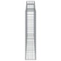 vidaXL Cestas gaviones 13 uds forma de arco hierro 300x30x140/160 cm vidaXL Cestas gaviones 13 uds forma de arco hierro 300x30x140/160 cm
