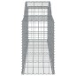 vidaXL Cestas de gaviones 30 uds forma de arco hierro 300x50x80/100 cm vidaXL Cestas de gaviones 30 uds forma de arco hierro 300x50x80/100 cm