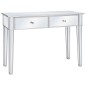 vidaXL Mesa consola de espejo de MDF y vidrio 106,5x38x76,5 vidaXL Mesa consola de espejo de MDF y vidrio 106,5x38x76,5