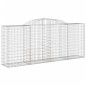 vidaXL Cestas gaviones 12 uds forma de arco hierro 300x50x120/140 cm vidaXL Cestas gaviones 12 uds forma de arco hierro 300x50x120/140 cm