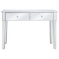 vidaXL Mesa consola de espejo de MDF y vidrio 106,5x38x76,5 vidaXL Mesa consola de espejo de MDF y vidrio 106,5x38x76,5