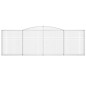 vidaXL Cestas de gaviones 8 uds forma de arco hierro 400x30x120/140 cm vidaXL Cestas de gaviones 8 uds forma de arco hierro 400x30x120/140 cm