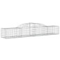 vidaXL Cestas de gaviones 7 uds forma de arco hierro 300x50x40/60 cm vidaXL Cestas de gaviones 7 uds forma de arco hierro 300x50x40/60 cm