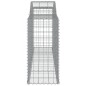 vidaXL Cestas de gaviones 2 uds forma de arco hierro 300x50x100/120 cm vidaXL Cestas de gaviones 2 uds forma de arco hierro 300x50x100/120 cm