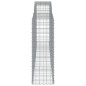 vidaXL Cestas de gaviones 2 uds forma de arco hierro 400x50x140/160 cm vidaXL Cestas de gaviones 2 uds forma de arco hierro 400x50x140/160 cm