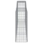 vidaXL Cestas de gaviones 8 uds forma de arco hierro 400x50x120/140 cm vidaXL Cestas de gaviones 8 uds forma de arco hierro 400x50x120/140 cm