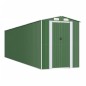 vidaXL Cobertizo de jardín acero galvanizado verde 192x772x223 cm vidaXL Cobertizo de jardín acero galvanizado verde 192x772x223 cm