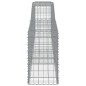 vidaXL Cestas de gaviones 8 uds forma de arco hierro 400x50x80/100 cm vidaXL Cestas de gaviones 8 uds forma de arco hierro 400x50x80/100 cm