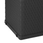 vidaXL Caja de almacenamiento de jardín marrón ratán PP 120x56x63 cm vidaXL Caja de almacenamiento de jardín marrón ratán PP 120x56x63 cm