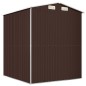 vidaXL Cobertizo jardín acero galvanizado marrón oscuro 192x191x223 cm vidaXL Cobertizo jardín acero galvanizado marrón oscuro 192x191x223 cm