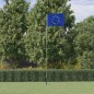 vidaXL Mástil y bandera de Europa aluminio 5,55 m vidaXL Mástil y bandera de Europa aluminio 5,55 m