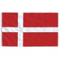vidaXL Mástil y bandera de Dinamarca aluminio 5,55 m vidaXL Mástil y bandera de Dinamarca aluminio 5,55 m