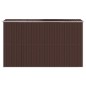 vidaXL Cobertizo jardín acero galvanizado marrón oscuro 192x357x223 cm vidaXL Cobertizo jardín acero galvanizado marrón oscuro 192x357x223 cm