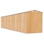 vidaXL Cobertizo jardín acero galvanizado marrón claro 192x1021x223 cm vidaXL Cobertizo jardín acero galvanizado marrón claro 192x1021x223 cm