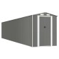 vidaXL Cobertizo de jardín acero galvanizado gris claro 192x1021x223cm vidaXL Cobertizo de jardín acero galvanizado gris claro 192x1021x223cm