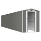 vidaXL Cobertizo de jardín acero galvanizado gris claro 192x1021x223cm vidaXL Cobertizo de jardín acero galvanizado gris claro 192x1021x223cm