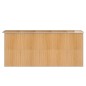 vidaXL Cobertizo jardín acero galvanizado marrón claro 192x440x223 cm vidaXL Cobertizo jardín acero galvanizado marrón claro 192x440x223 cm