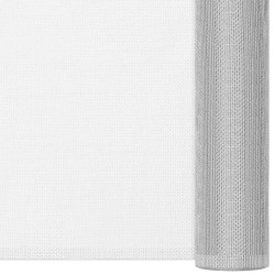 vidaXL Malla mosquitera de aluminio plateada 80x500 cm