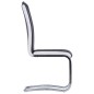 vidaXL Juego de comedor 9 piezas cuero sintético negro vidaXL Juego de comedor 9 piezas cuero sintético negro