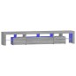 vidaXL Mueble de TV con luces LED gris Sonoma 230x36,5x40 cm vidaXL Mueble de TV con luces LED gris Sonoma 230x36,5x40 cm