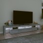 vidaXL Mueble de TV con luces LED gris Sonoma 230x36,5x40 cm vidaXL Mueble de TV con luces LED gris Sonoma 230x36,5x40 cm